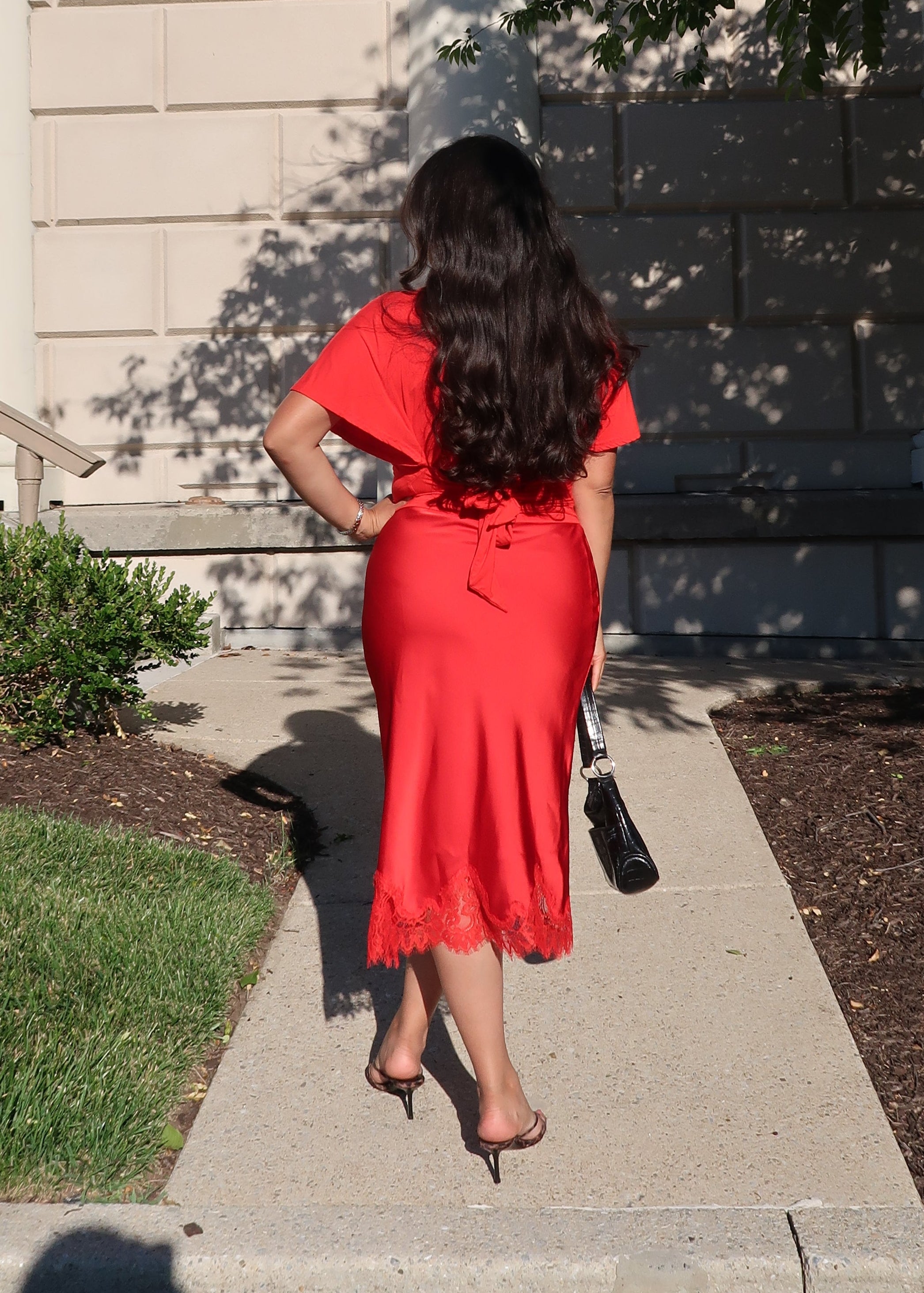 red dress top Lady Black Tie - Vera Gown - - Satin Corset - Final Sale piece long formal dresses for prom and two Tops AR THE LABEL