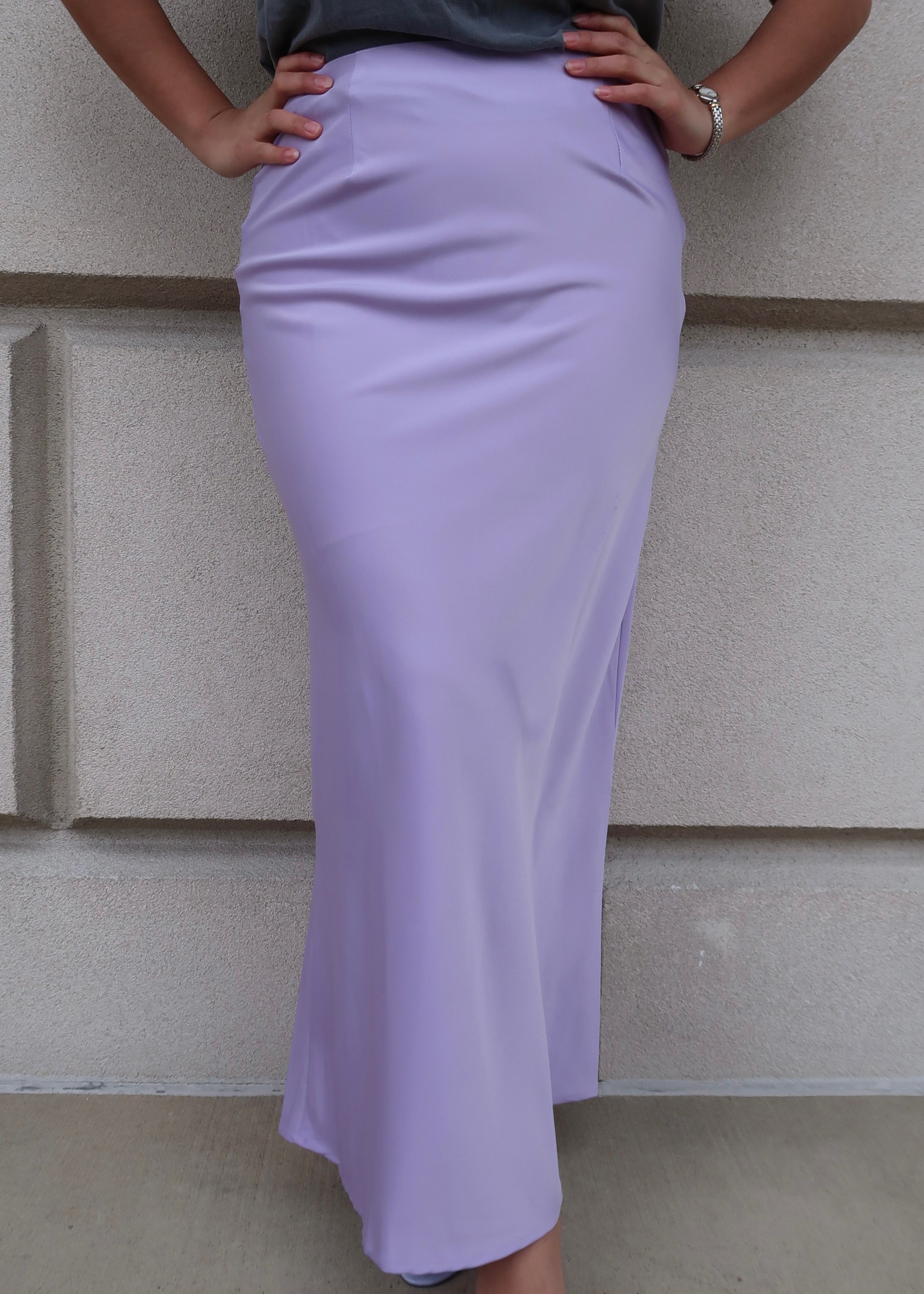 Lilac maxi skirt best sale