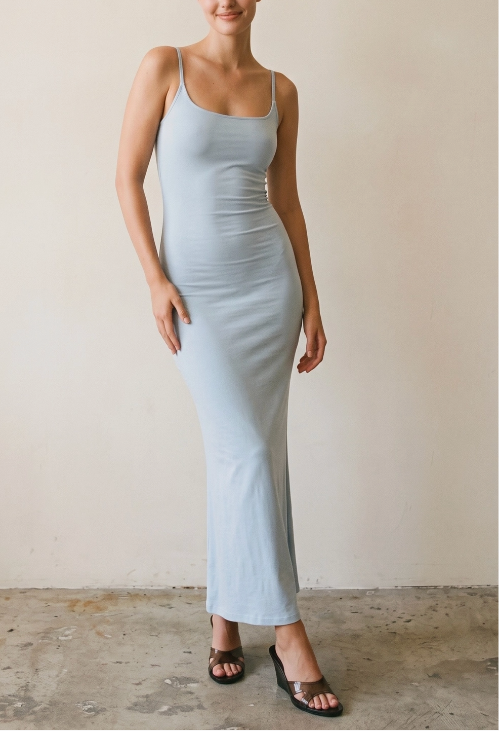 Ice Blue Bodycon Dress