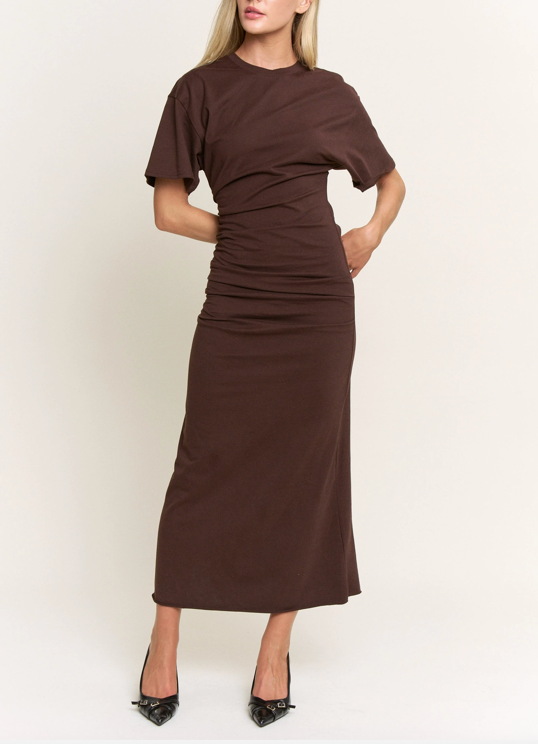 Drop Shoulder Maxi Dress