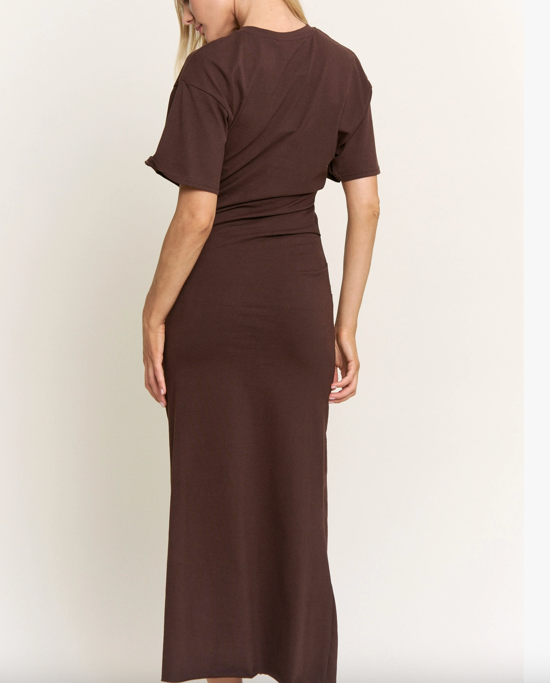 Drop Shoulder Maxi Dress